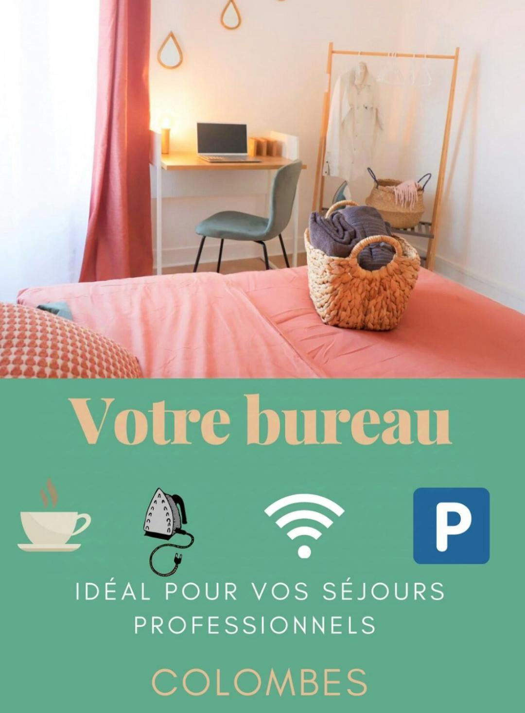 Appartement Tout Equipe Paris-Colombes- La Defense Bois-Colombes Dış mekan fotoğraf